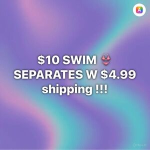 SWIMWEAR SALE  $10 separates NAME BRANDS!
